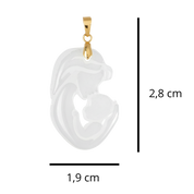 Mamãe e Bebê com Medalha Mama