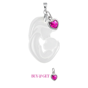 Mãe e Bebé com Coração de Mãe