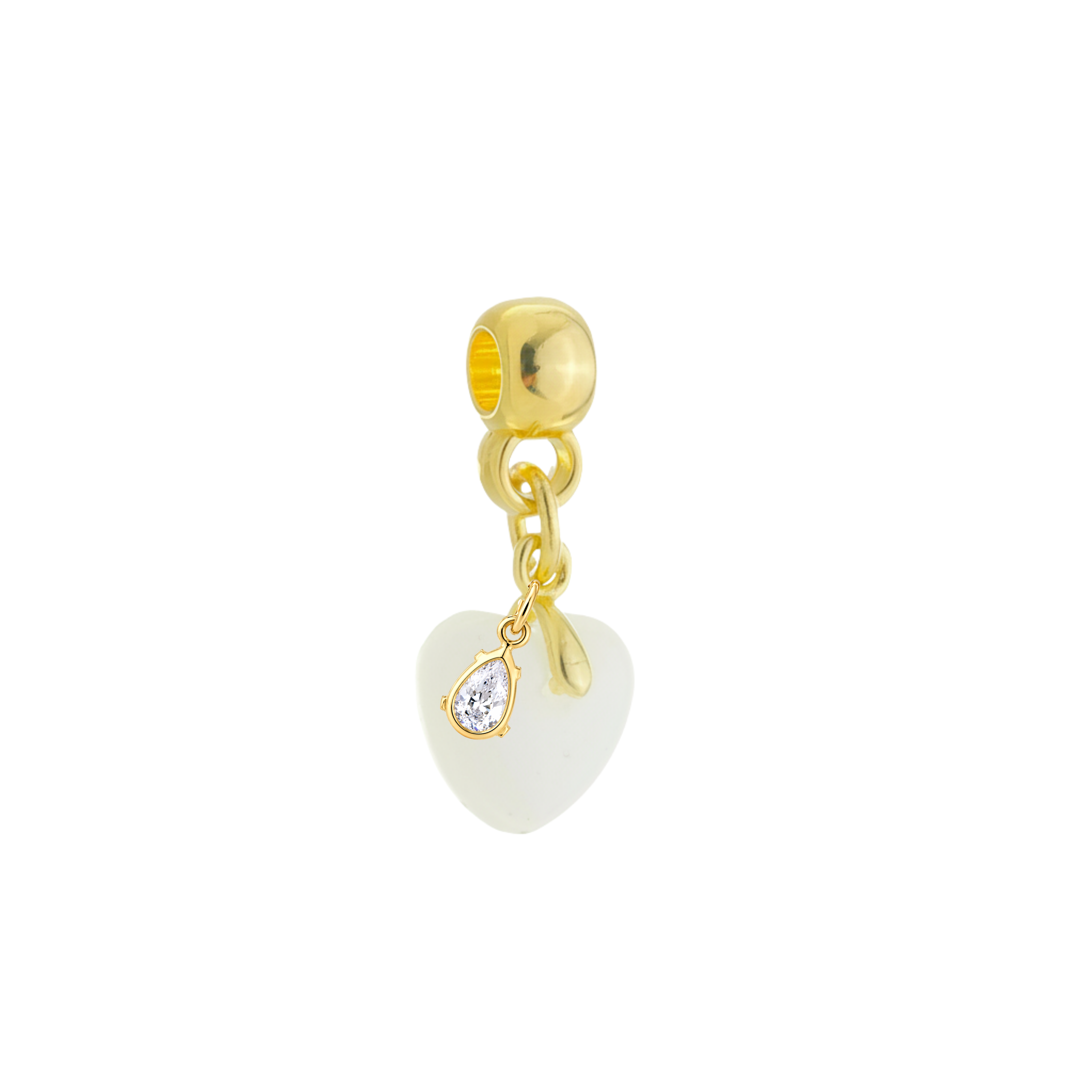 Charm Aggiuntivo con Goccia di Zirconia – Non include il kit
