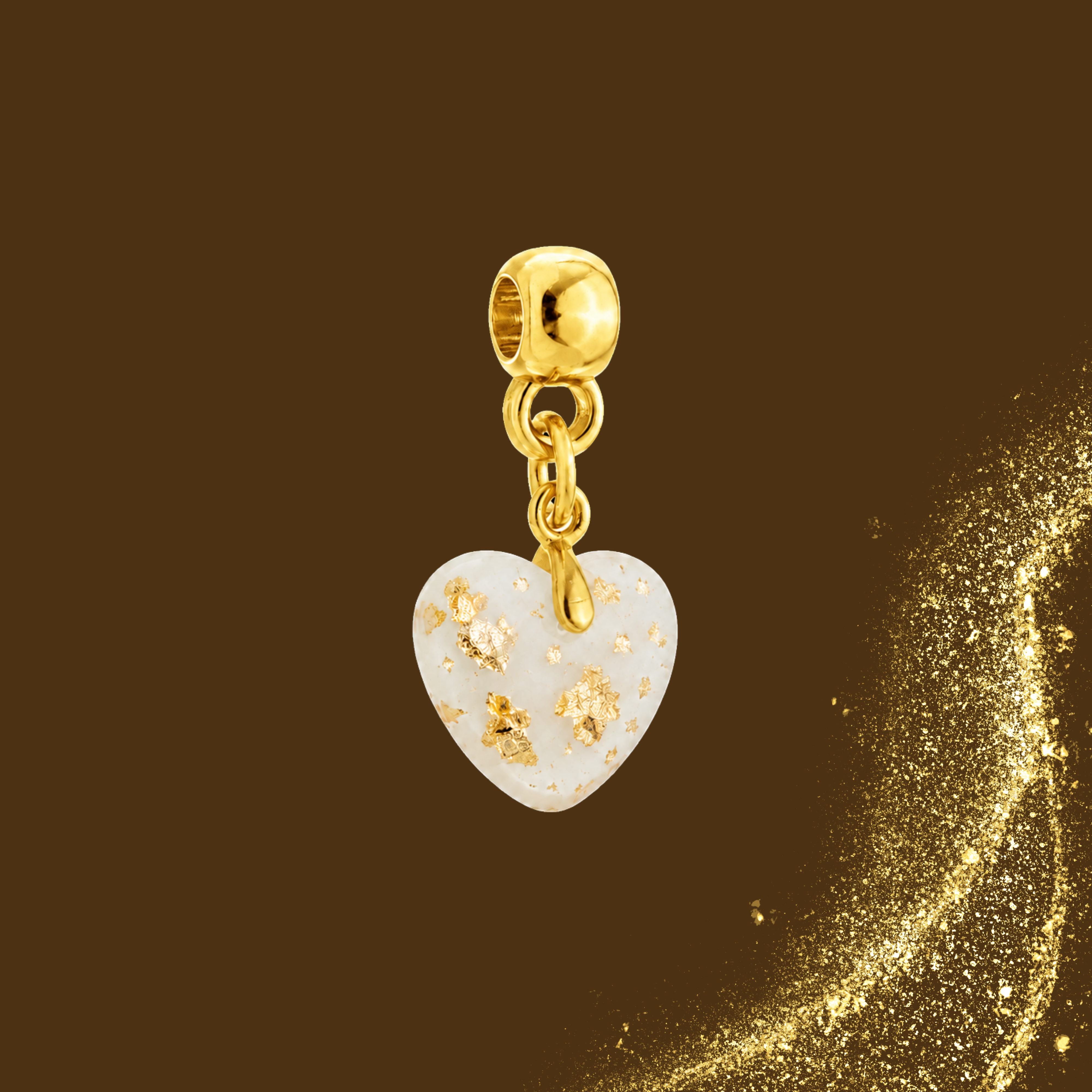 Additional Charm with Gold Leaf