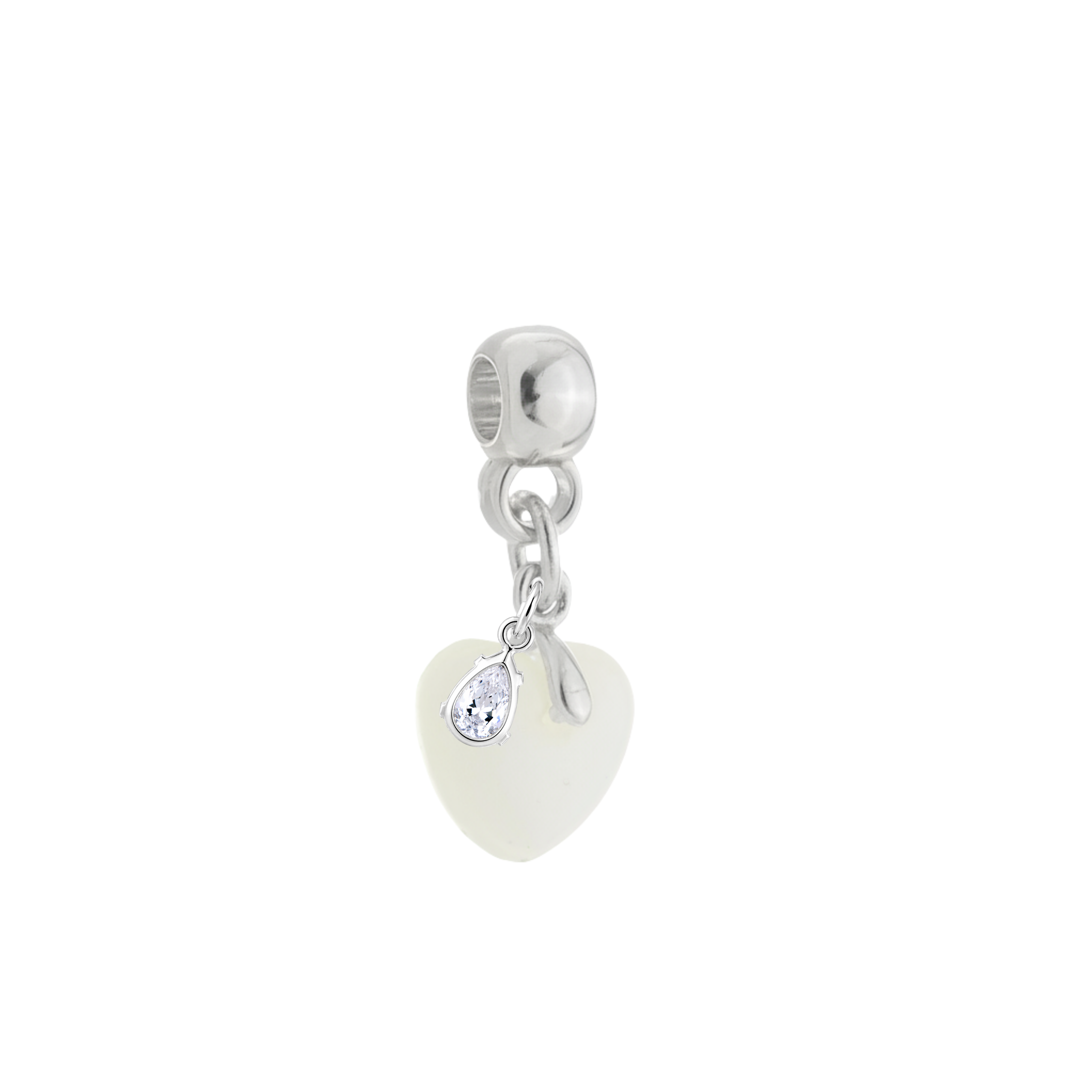 Charm Aggiuntivo con Goccia di Zirconia – Non include il kit