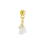 Charm Aggiuntivo con Goccia di Zirconia – Non include il kit
