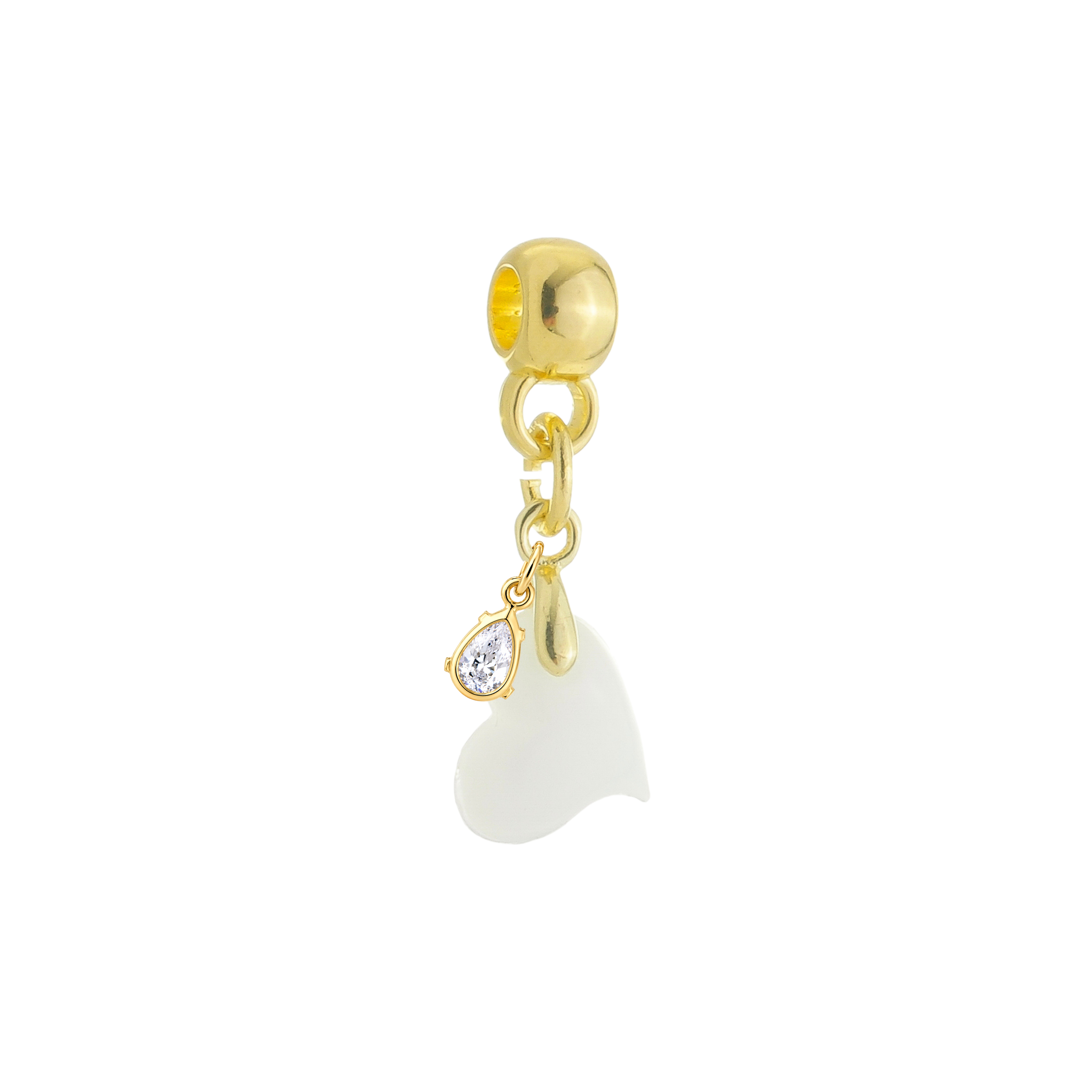 Charm Aggiuntivo con Goccia di Zirconia – Non include il kit