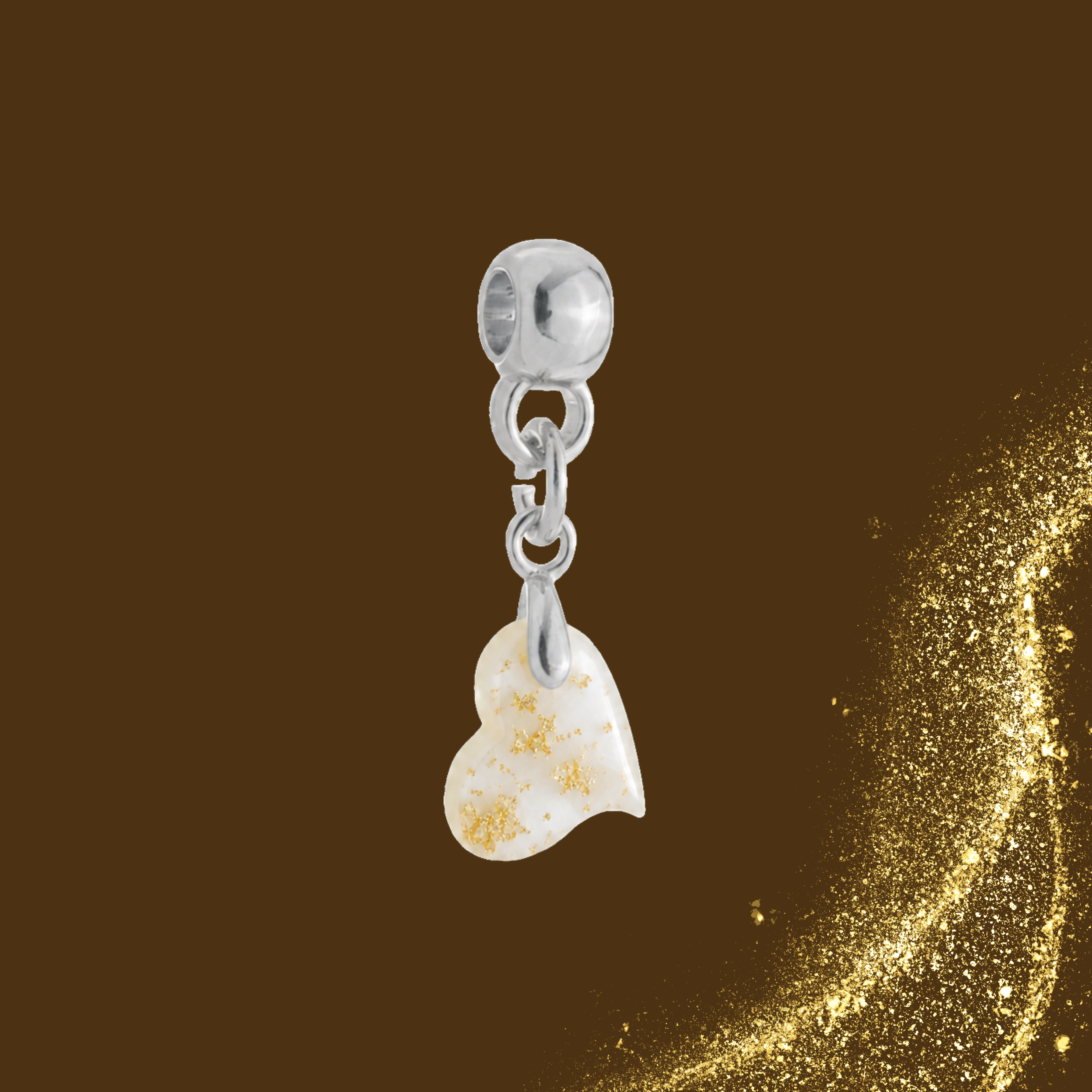 Additional Charm with Gold Leaf