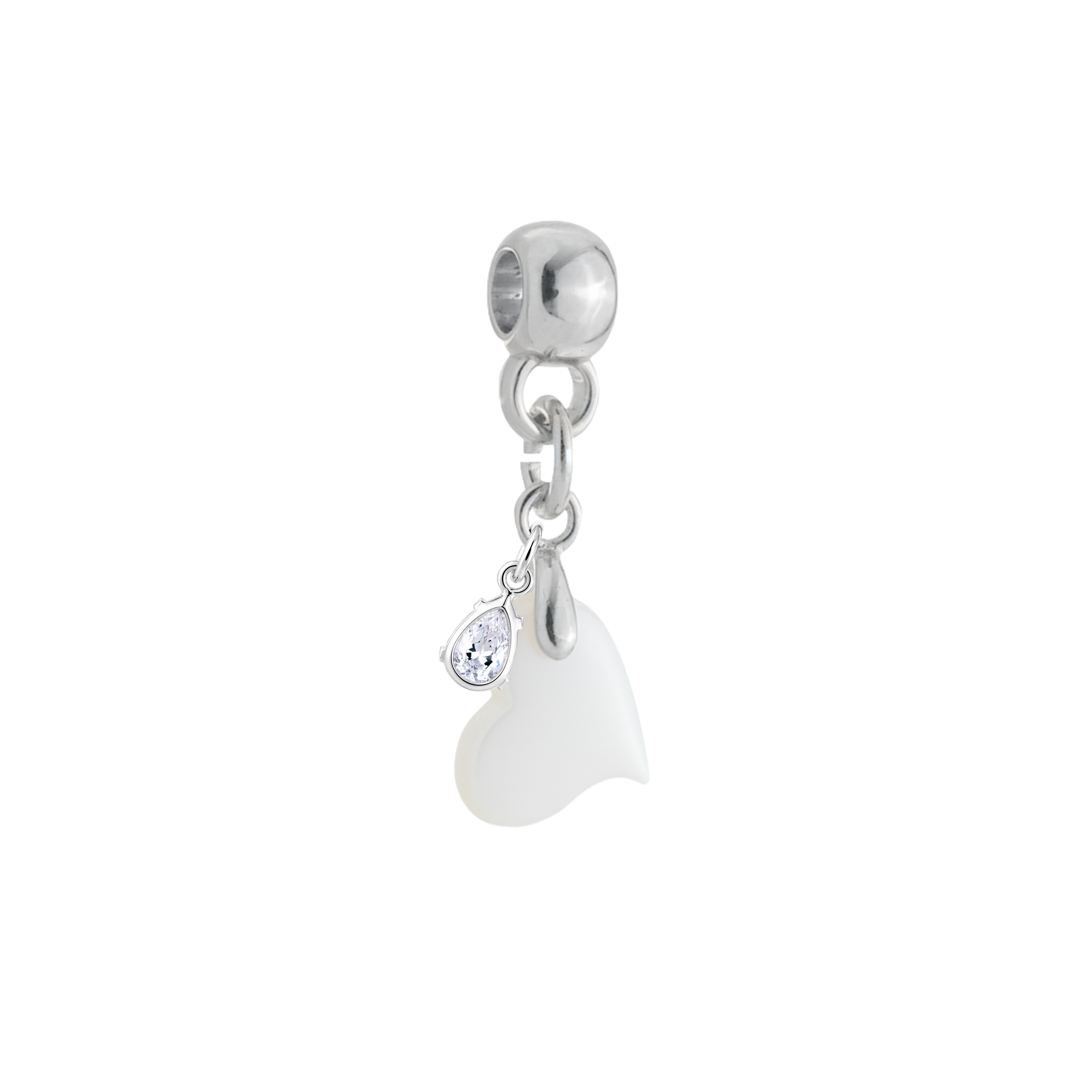 Charm Aggiuntivo con Goccia di Zirconia – Non include il kit