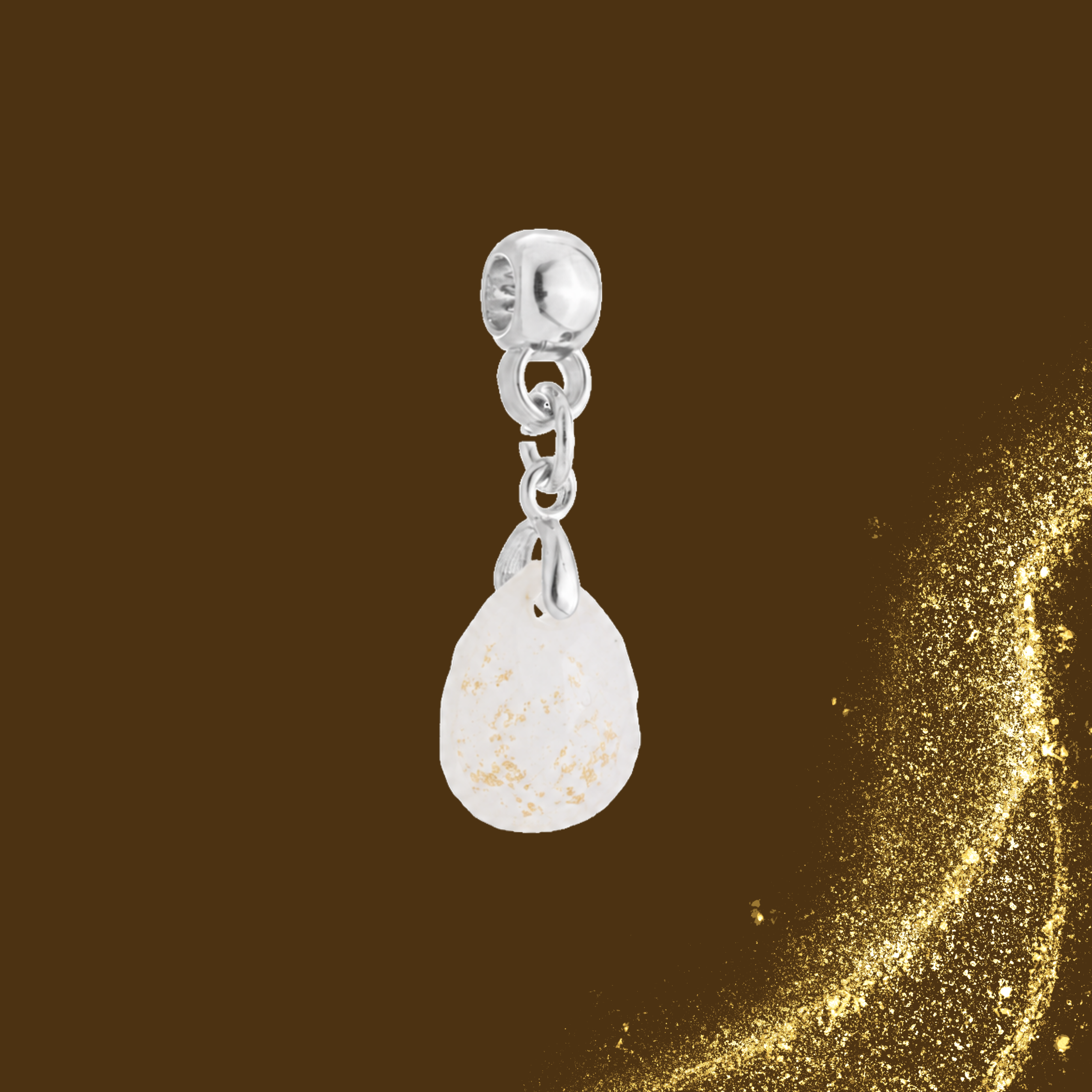 Additional Charm with Gold Leaf