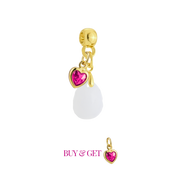 Mini Gota Lapidada Corazón de Mamá