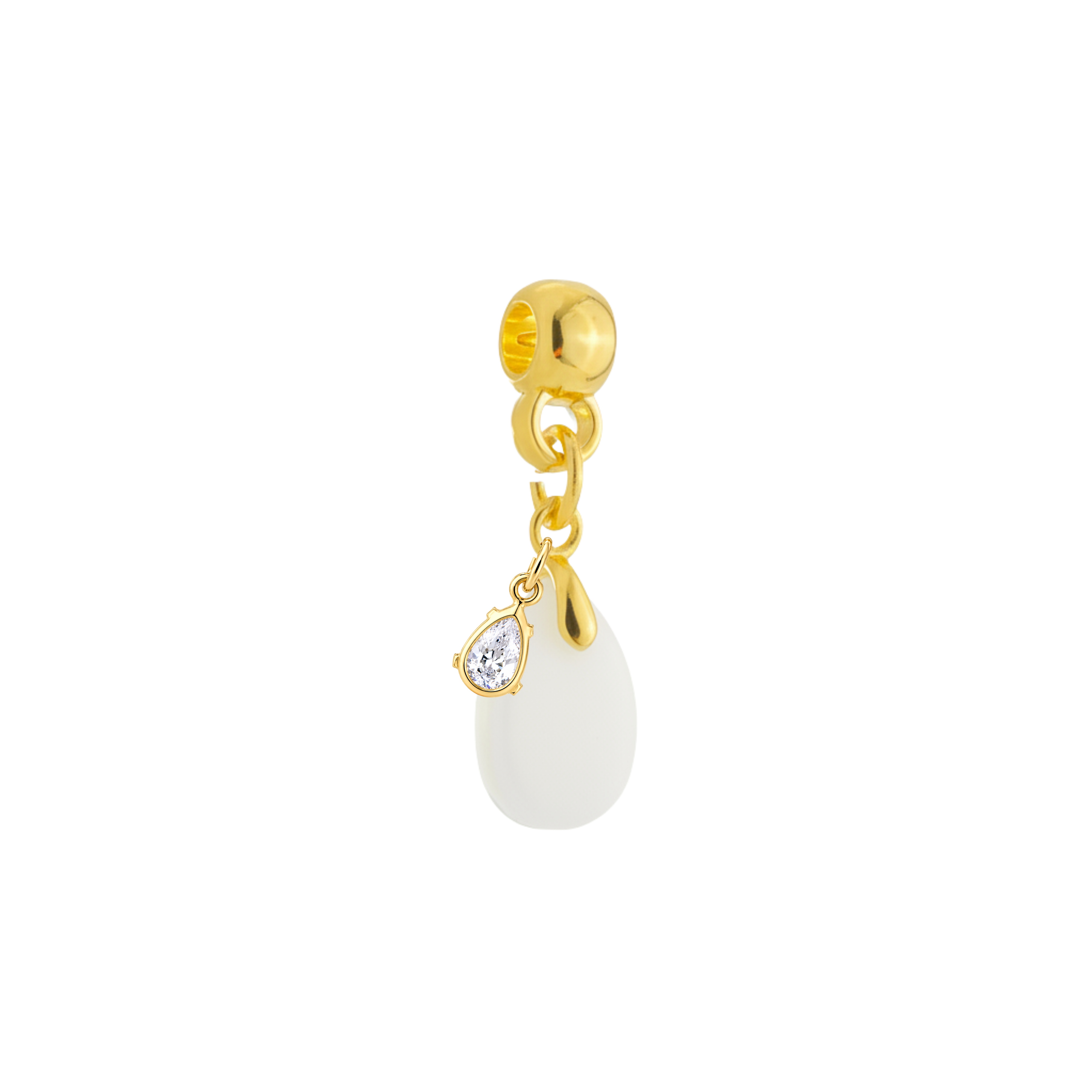 Charm Aggiuntivo con Goccia di Zirconia – Non include il kit