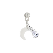Mini Luna con Gota de Circonita