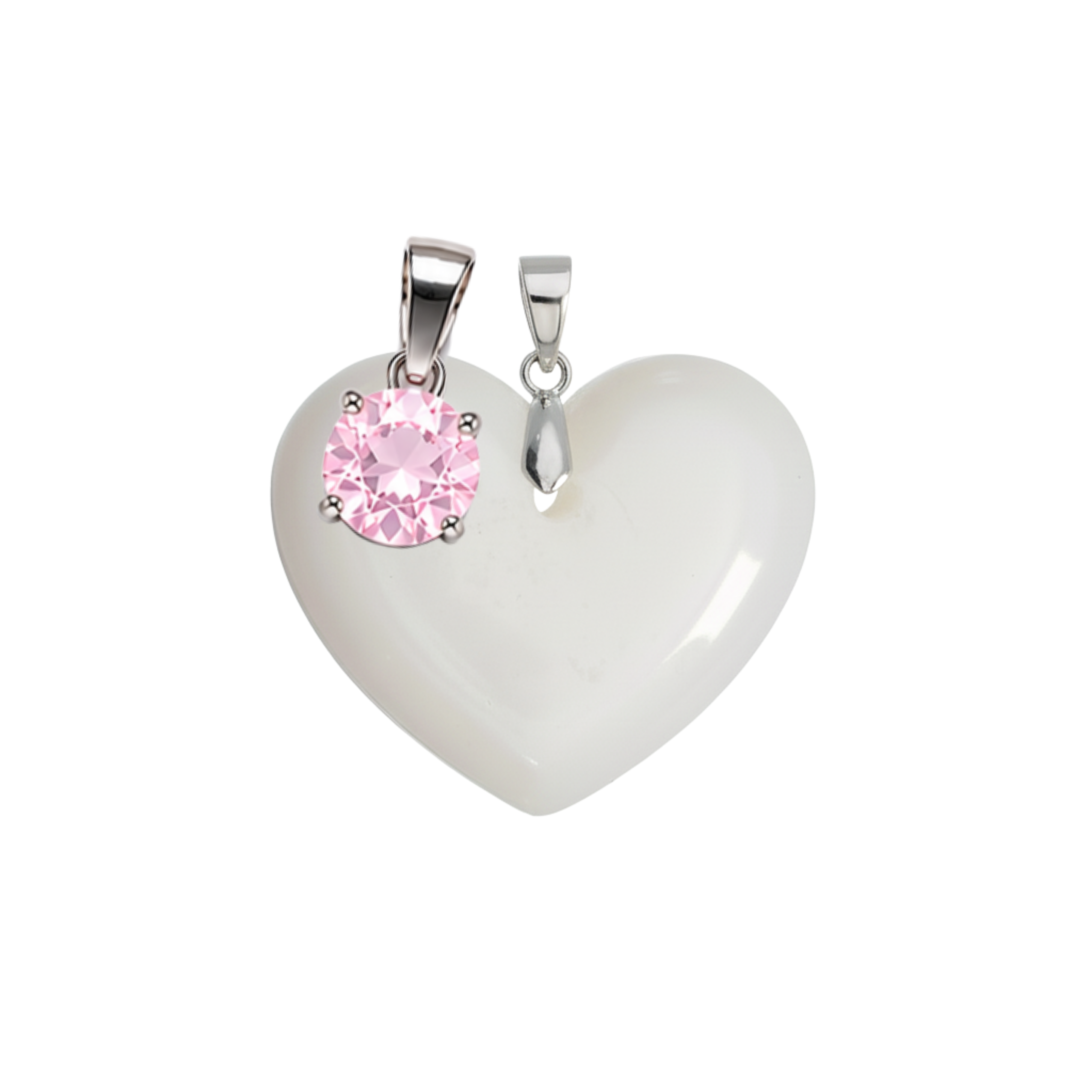 Cœur Rondouillard Supplémentaire avec Pendentif du Mois de Naissance