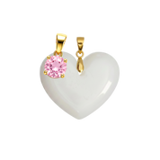 Cœur Rondouillard Supplémentaire avec Pendentif du Mois de Naissance