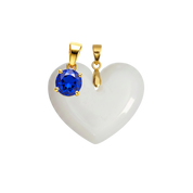 Cœur Rondouillard Supplémentaire avec Pendentif du Mois de Naissance