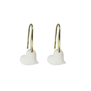 Orecchino Cuore Intrecciato – Gioiello di Latte Materno